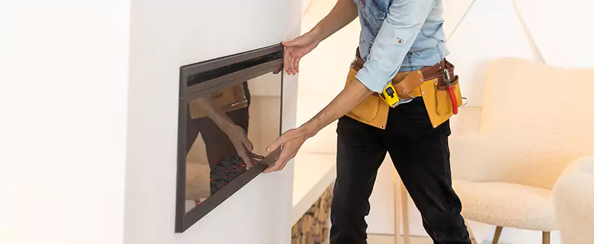 Metal Fireplace Installation in Silver Spring, Maryland