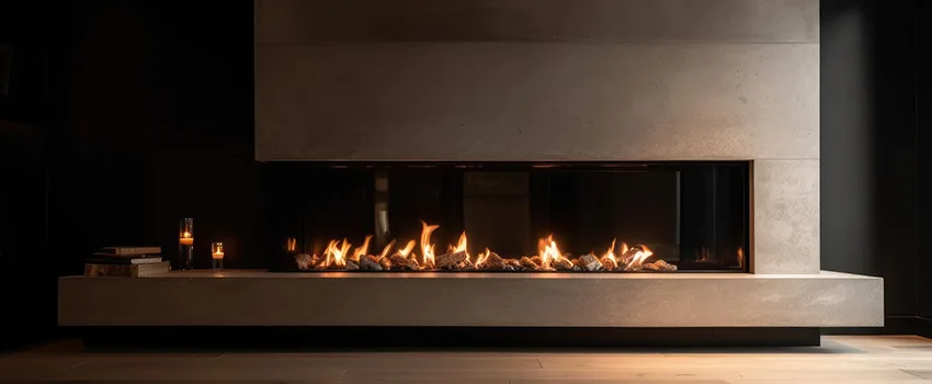 Gas Fireplace Ember Bed Design Services in Silver Spring, Maryland