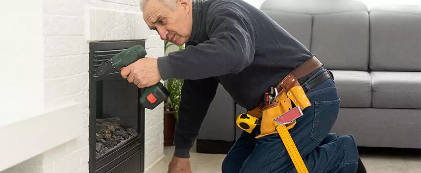 New Indoor Fireplace Installation in Silver Spring, Maryland