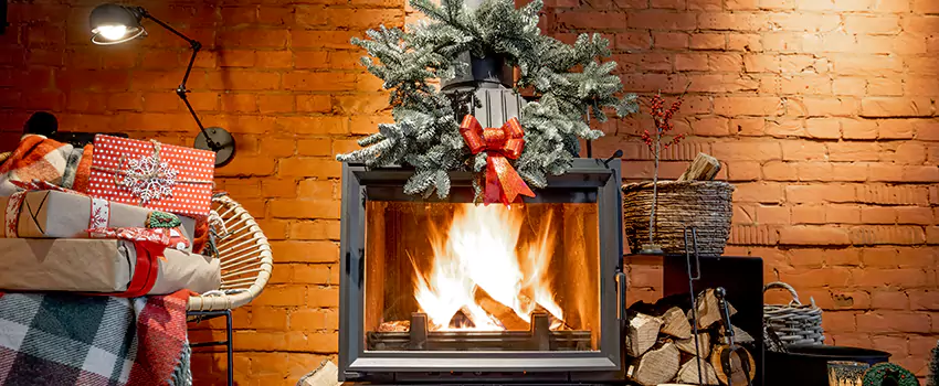 Travis Industries Linear Gas Fireplace Installation in Silver Spring, Maryland