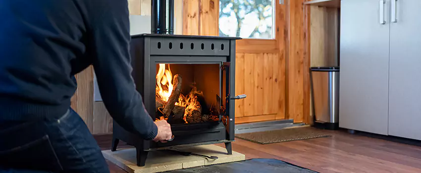Open Hearth Wood Fireplace Installation in Silver Spring, MD