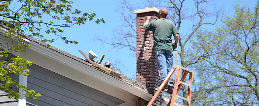 Vinyl and PVC Chimney Flashing Installation in Silver Spring, MD