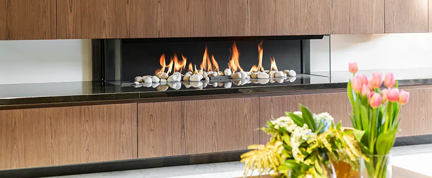 Double-height Fireplace Design Refurbishment in Silver Spring, Maryland